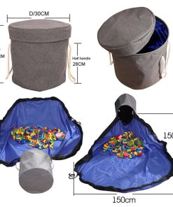 Slide Away Toy Clean-up Storage Bag