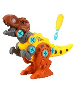DIY screw nut set installation plastic 3d puzzle disassembly dinosaur egg children toy puzzle dinosaur