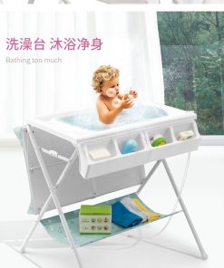 Baby Changing Table Foldable Care Bed Massage Shower Touch Table