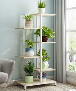 Storage Rack Living Room Iron Flower Pot Stand Multi-Layer shelves