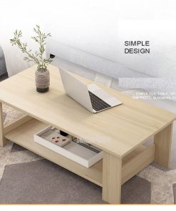 100cm Rectangular modern wood center table