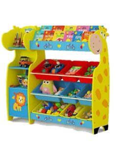 Storage rack with cabinet