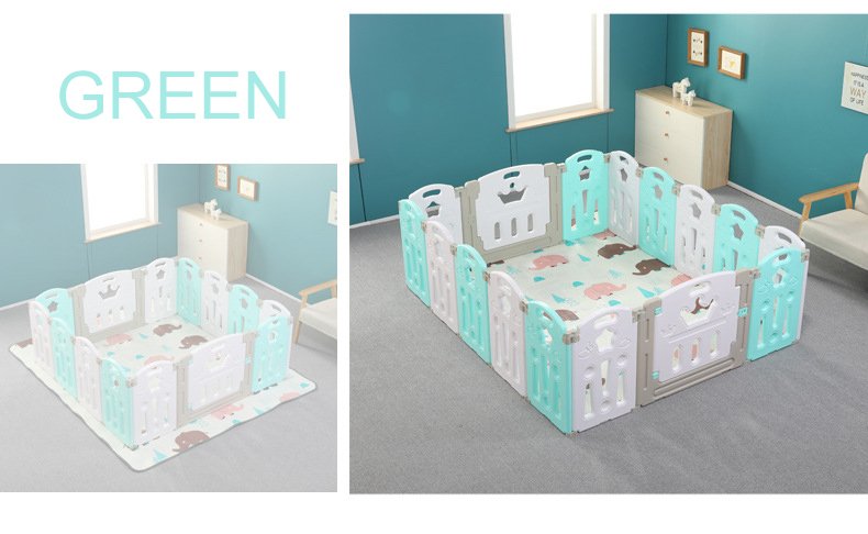 Indoor Baby Playground Folding Playpen, BPA Free - Image 2