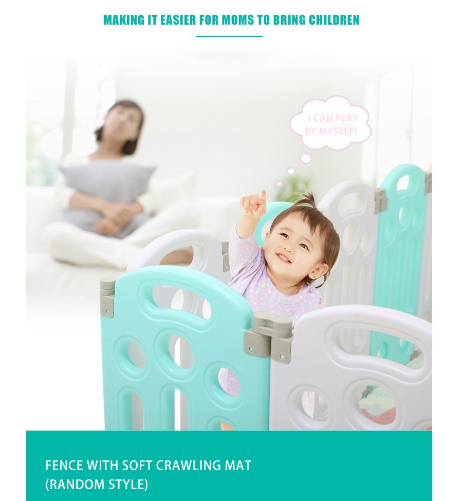 Indoor Baby Playground Folding Playpen, BPA Free - Image 4