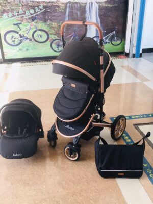 Baby Stroller 3 In 1 with Mommy bag