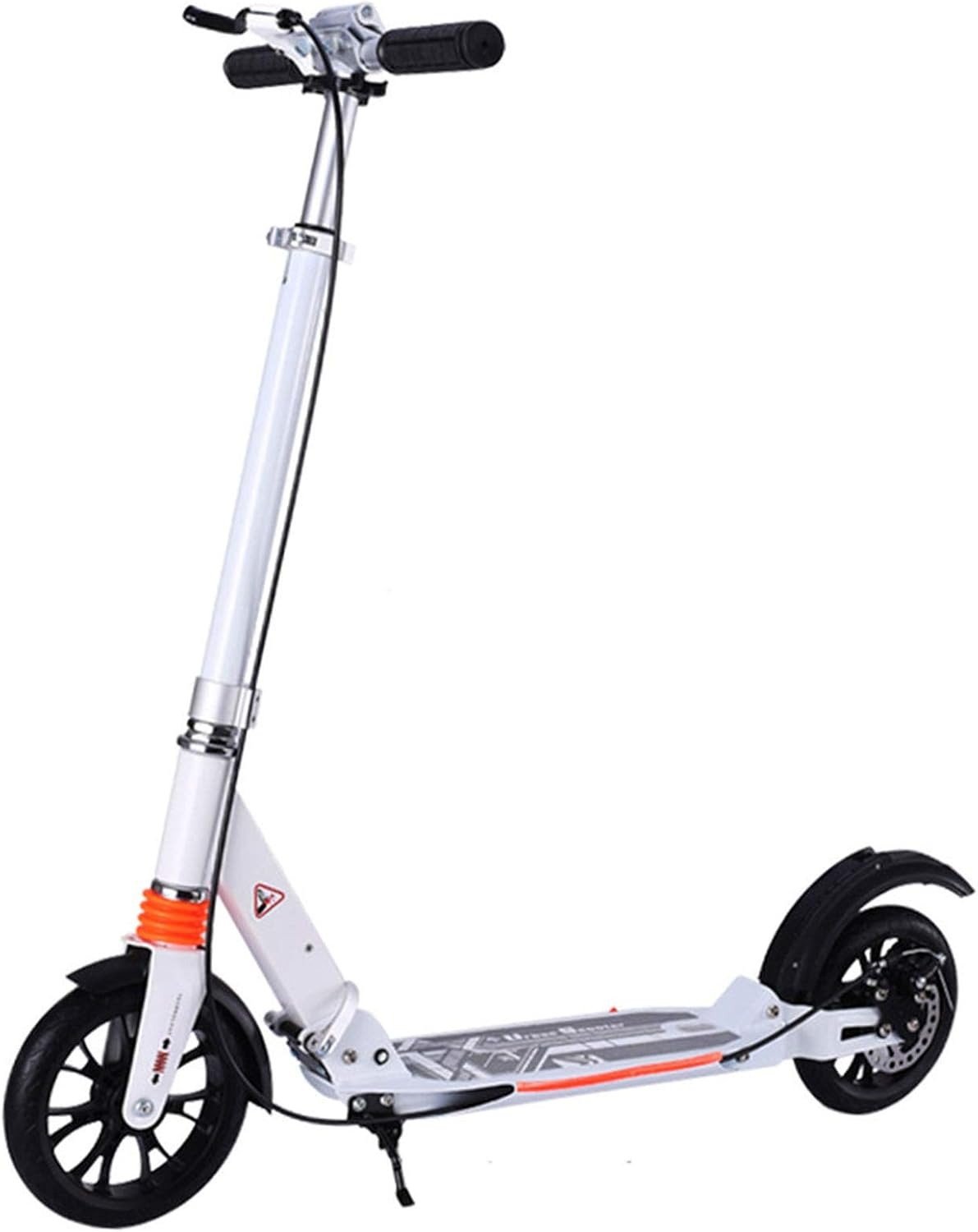 Adult scooter two-wheeled with hand break