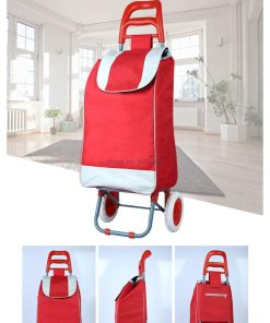Two-wheeled Shopping Cart, Grocery Cart, Foldable