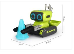 ⁦Intelligent Programming Remote Control Engineering Forklift Single Green⁩ - الصورة ⁦5⁩