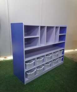 Wooden storage rack