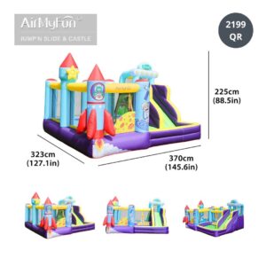 Alternative view of Bouncer with air blower