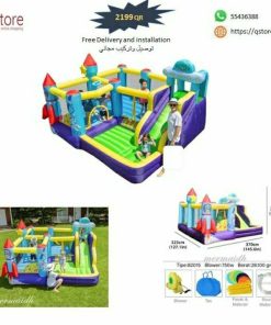 Bouncer with air blower