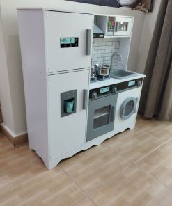 Wooden Kitchen with real water