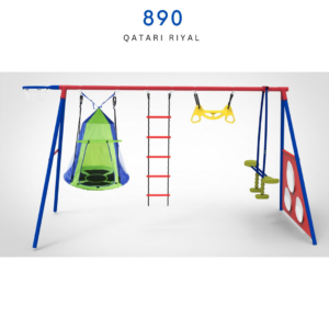 Kids swing with tent