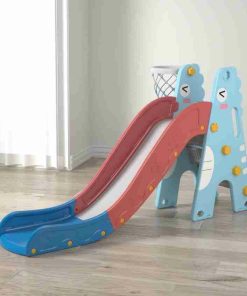 Slide with basketball hoop