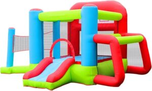 Big inflatable bouncer with Volleyball net - Image 2