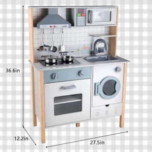Wooden kitchen playset for kids - Image 3