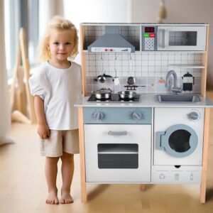 Wooden kitchen playset for kids - Image 6