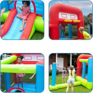 Big inflatable bouncer with Volleyball net - Image 5