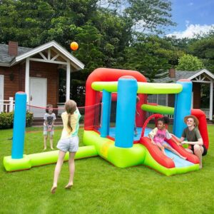 Big inflatable bouncer with Volleyball net - Image 4