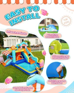 ⁦Water slide and bouncer⁩ - الصورة ⁦3⁩
