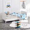 Linen kids Toddler Bed - white
