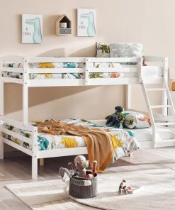 Kids Bunk Bed 120x200 cm - white