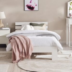 Alternative view of Kids single bed 90x190 cm - white