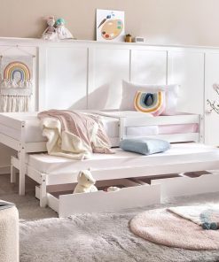 Kids daybed with toddler Bed and Drawer 90x200 cm