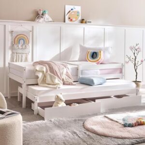 Kids daybed with toddler Bed and Drawer 90x200 cm