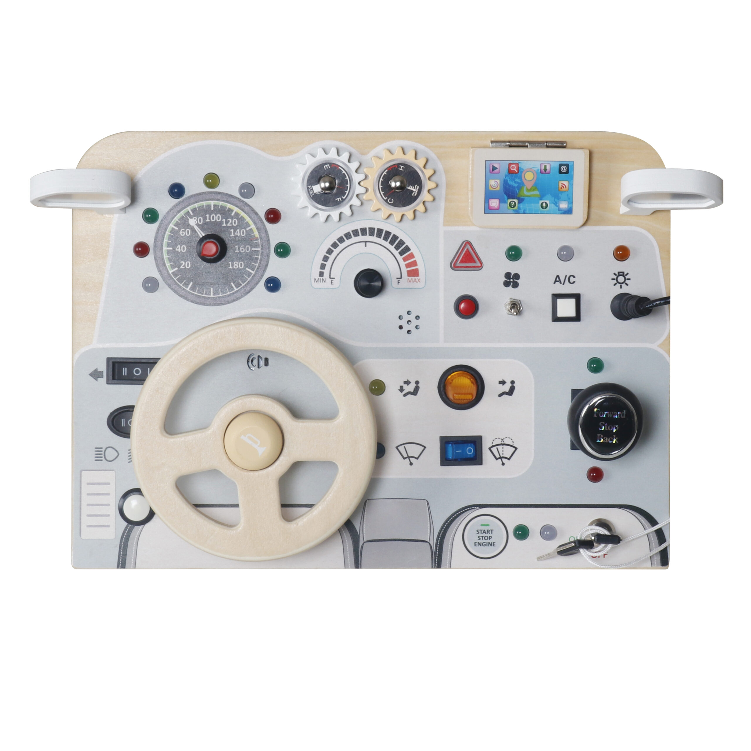 Wooden Car busy bord