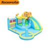 Bouncer with waterslide
