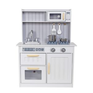 Wooden kitchen with 5pcs accessories