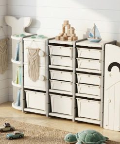 Kids Plastic shelf Storage Rack