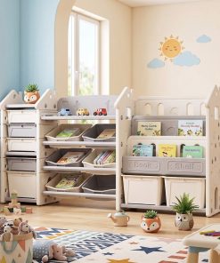 Kids toy storage rack
